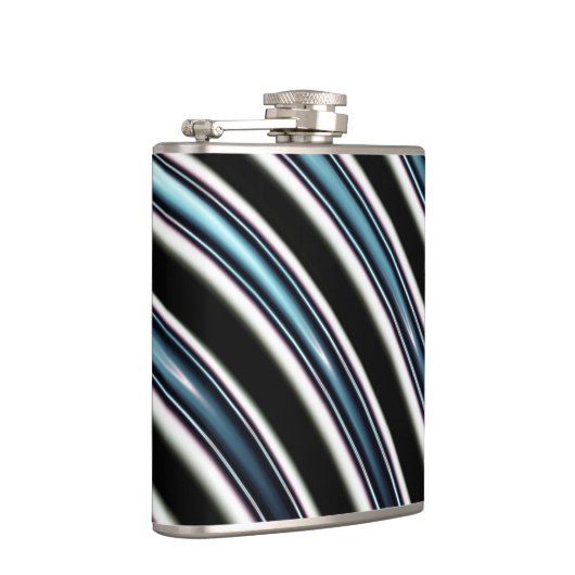 Gebogene Linien nah oben von einem Fraktal Flachmann (Rechts)