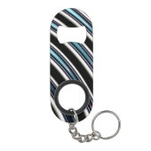 Gebogene Linien nah oben von einem Fraktal Mini Flaschenöffner (Rückseite)