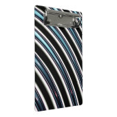 Gebogene Linien nah oben von einem Fraktal Mini Klemmbrett (Schrägansicht)