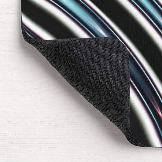 Gebogene Linien nah oben von einem Fraktal Mousepad (Ecke)