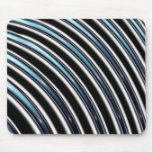 Gebogene Linien nah oben von einem Fraktal Mousepad (Vorne)