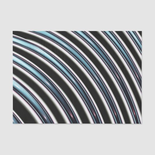 Gebogene Linien nah oben von einem Fraktal Seidenpapier (Vorderseite)