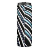 Gebogene Linien nah oben von einem Fraktal Thermosbecher (Rückseite)