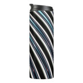 Gebogene Linien nah oben von einem Fraktal Thermosbecher (Nach rechts gedreht)