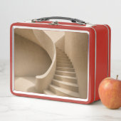 Gebogene Treppe Minimalist Beige Lunchbox (Beispiel)
