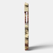 Gebogene und gebeizte rechteckige, goldbraune Stüc Case-Mate iPhone Hülle (Rückseite / Links)