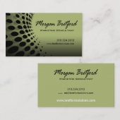 Gebogener Punkt-Marketings-Berater Visitenkarte (Vorne/Hinten)