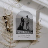 Gebogener Save The Date Herz Einladung