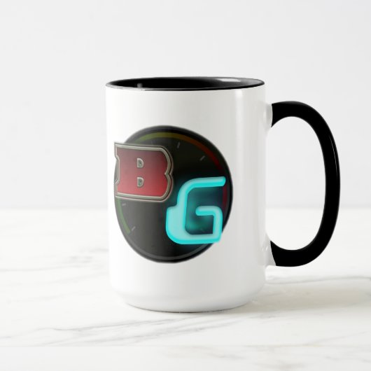 Gebohrte Gamers - Zwei-Ton Tasse (Rechts)