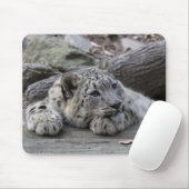 Gebohrter Schnee-Leopard CUB Mousepad (Mit Mouse)
