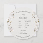 Geboortekaartje (rond) - Giraf Einladung (Rückseite)