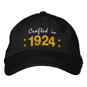 Geboren 1924 oder jedes Jahr 90. Geburtstag V02 SC Bestickte Kappe