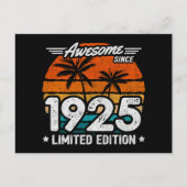 Geboren 1925 Limited Edition Retro Phantastisch se Postkarte (Vorderseite)