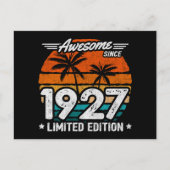 Geboren 1927 Limited Edition Retro Phantastisch se Postkarte (Vorderseite)