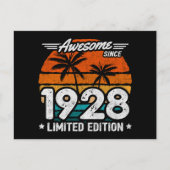 Geboren 1928 Limited Edition Retro Phantastisch se Postkarte (Vorderseite)