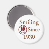 Geboren 1930 magnet (Vorderseite/Rückseite)