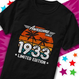 Geboren 1933 Limited Edition Retro Phantastisch se T-Shirt