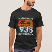 Geboren 1933 Limited Edition Retro Phantastisch se T-Shirt (Vorderseite)