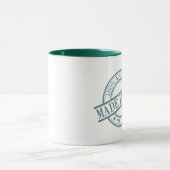 Geboren 1934 Grüne Runde Gummi Briefmarke Tasse (Zentrum)