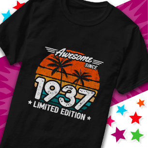 Geboren 1937 Limited Edition Retro Phantastisch se T-Shirt