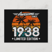 Geboren 1938 Limited Edition Retro Phantastisch se Postkarte (Vorderseite)