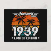 Geboren 1939 Limited Edition Retro Phantastisch se Postkarte (Vorderseite)