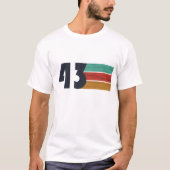 geboren 1943 Vintager Geburtstag T-Shirt (Vorderseite)