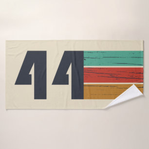geboren 1944 Vintager 80. Geburtstag Badehandtuch