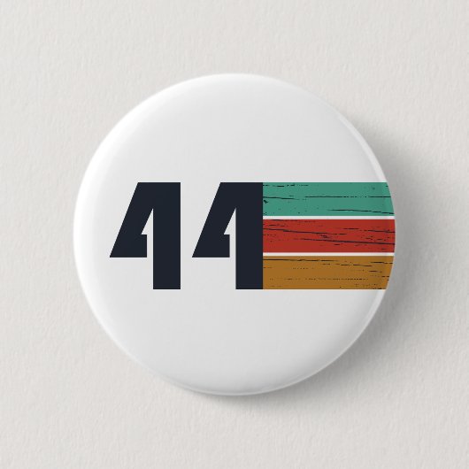 geboren 1944 Vintager Geburtstag Button (Vorderseite)