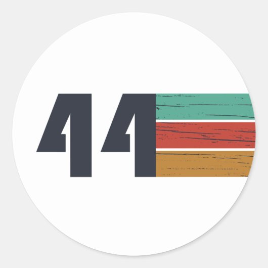 geboren 1944 Vintager Geburtstag Runder Aufkleber (Vorderseite)