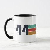 geboren 1944 Vintager Geburtstag Tasse (Links)