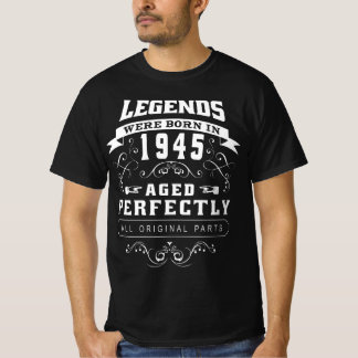 Geboren 1945 Vintager Geburtstag T-Shirt