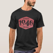 Geboren 1946 79 Jahre alte limitierte Ausgabe T-Shirt (Vorderseite)