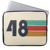 Geboren 1948 Vintager Geburtstag Laptopschutzhülle (Vorderseite)