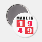 Geboren 1949 magnet (Vorderseite/Rückseite)