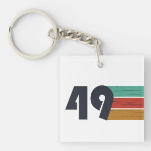 geboren 1949 Vintager Geburtstag Schlüsselanhänger