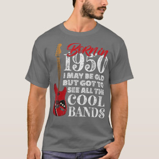 Geboren 1950 I Electric Guitar I Rock T-Shirt