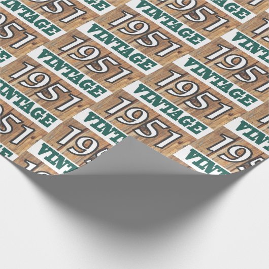 Geboren 1951 geschenkpapier (Ecke)