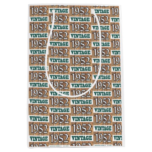 Geboren 1952 Mittelgeschenktasche Mittlere Geschenktüte (Vorderseite)