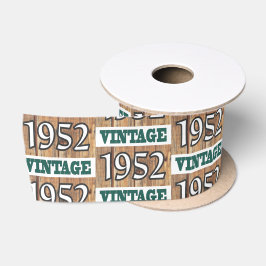 Geboren 1952 satinband