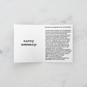 Geboren 1953 Geburtstagsspass Karte (Innenseite)