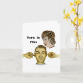 Geboren 1953 Geburtstagsspass Karte (Gelbe Blume)