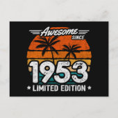Geboren 1953 Limited Edition Retro Phantastisch se Postkarte (Vorderseite)