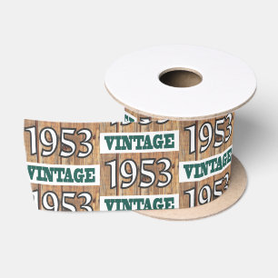 Geboren 1953 satinband