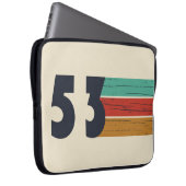 geboren 1953 Vintager Geburtstag Laptopschutzhülle (Vorne Rechts)