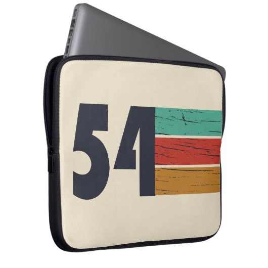 geboren 1954 Vintager Geburtstag Laptopschutzhülle (Vorne Rechts)