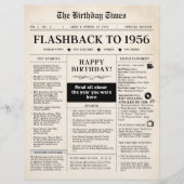 Geboren 1956 Fun Newspaper (Vorderseite)