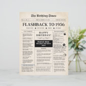 Geboren 1956 Fun Newspaper (Stehend Vorderseite)