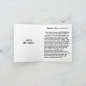 Geboren 1957 Geburtstagsspass Karte (Innenseite)