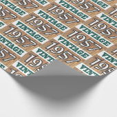 Geboren 1957 Geschenkpapier (Ecke)